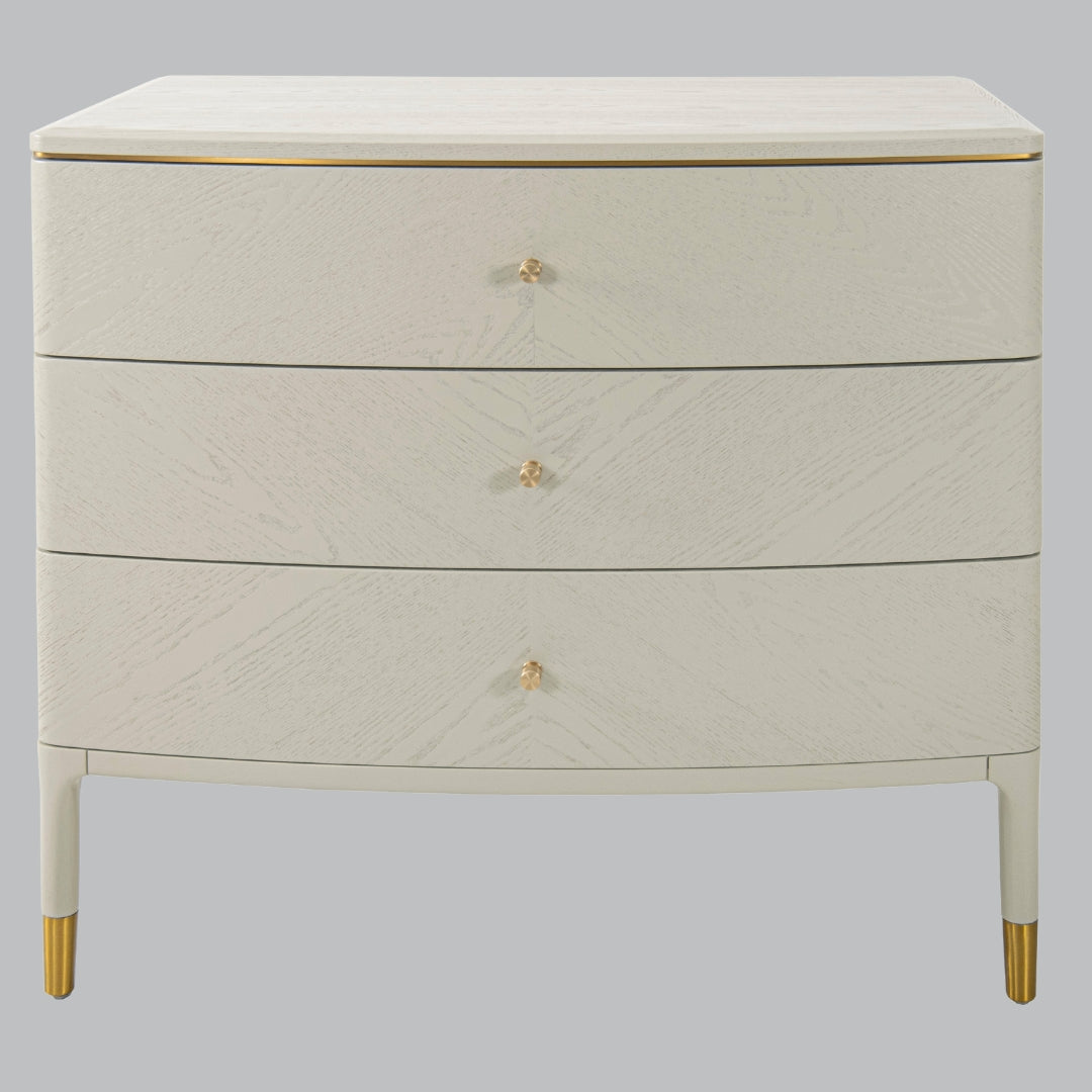 Marlow 3 Drawer Chest - Grey/White