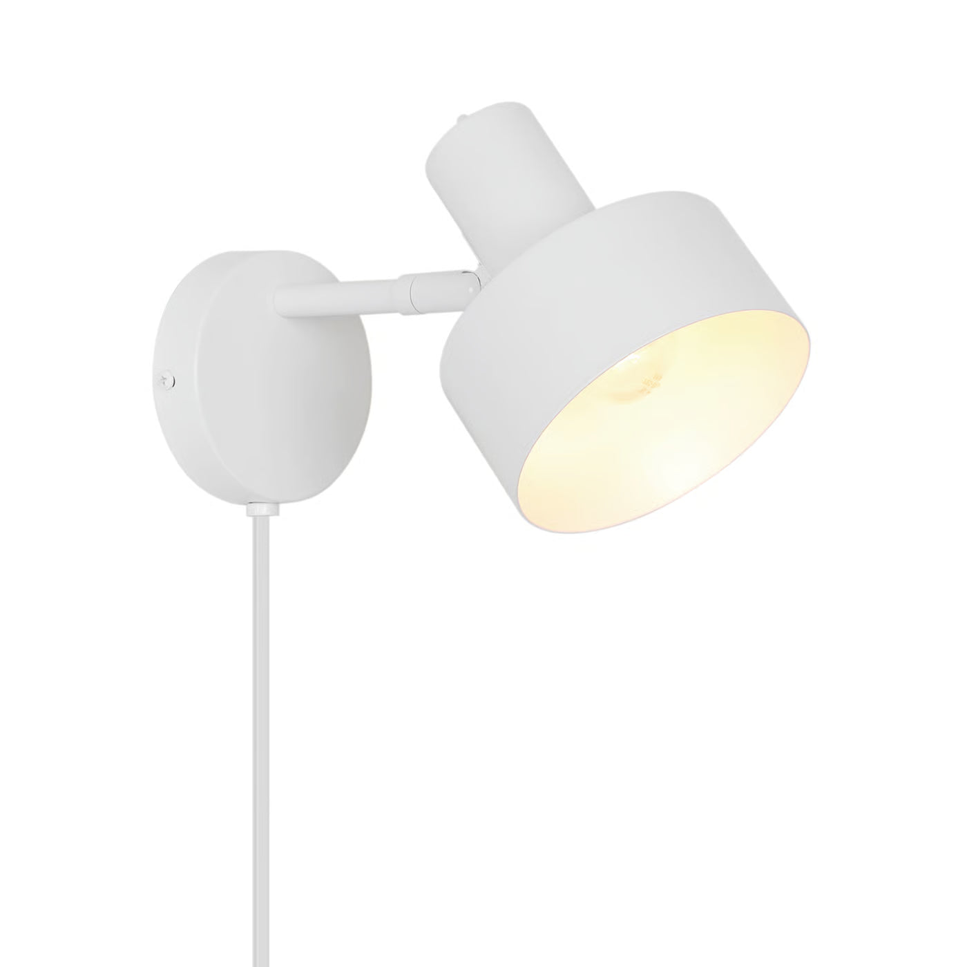 Matis Wall Light- Black/ White Finish