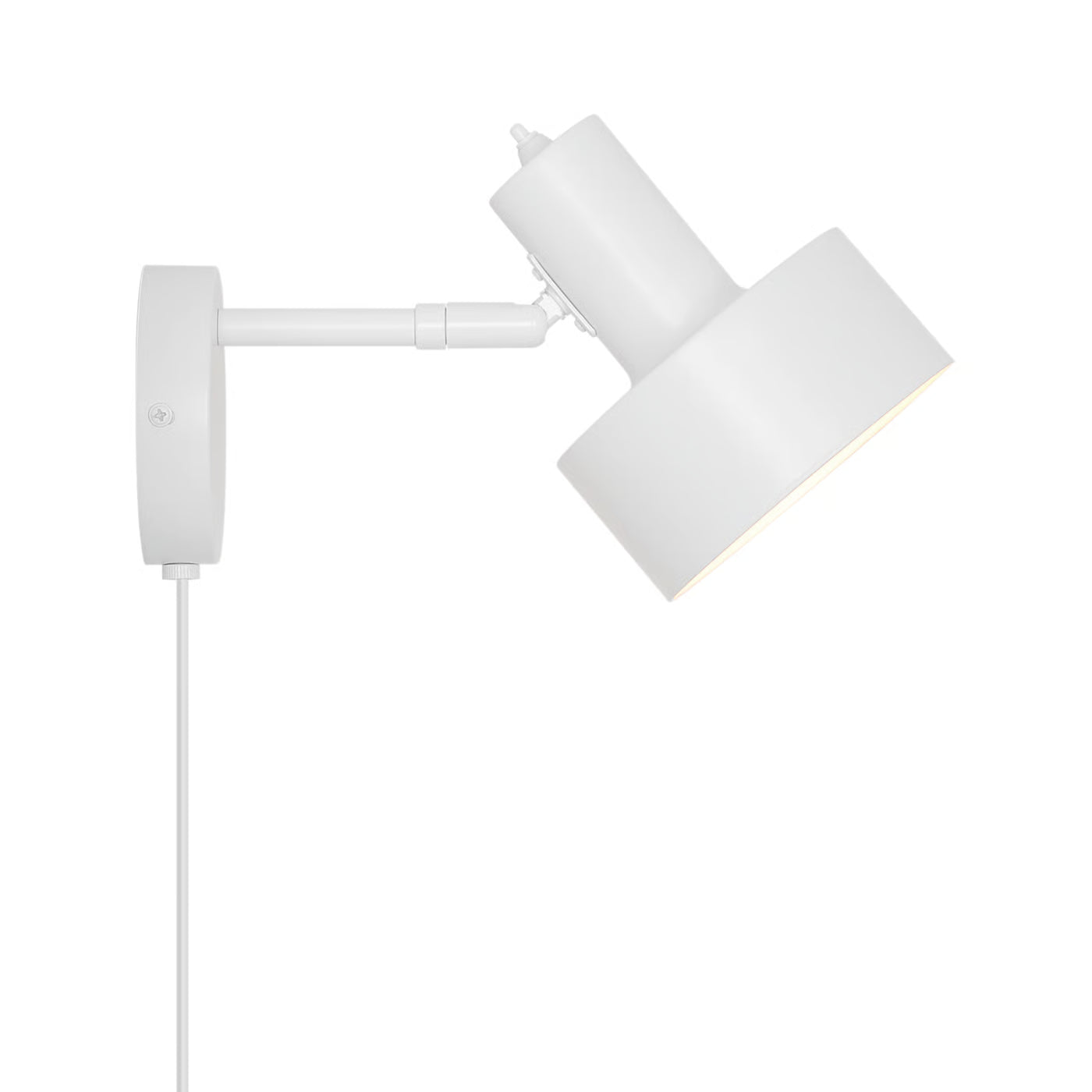 Matis Wall Light- Black/ White Finish