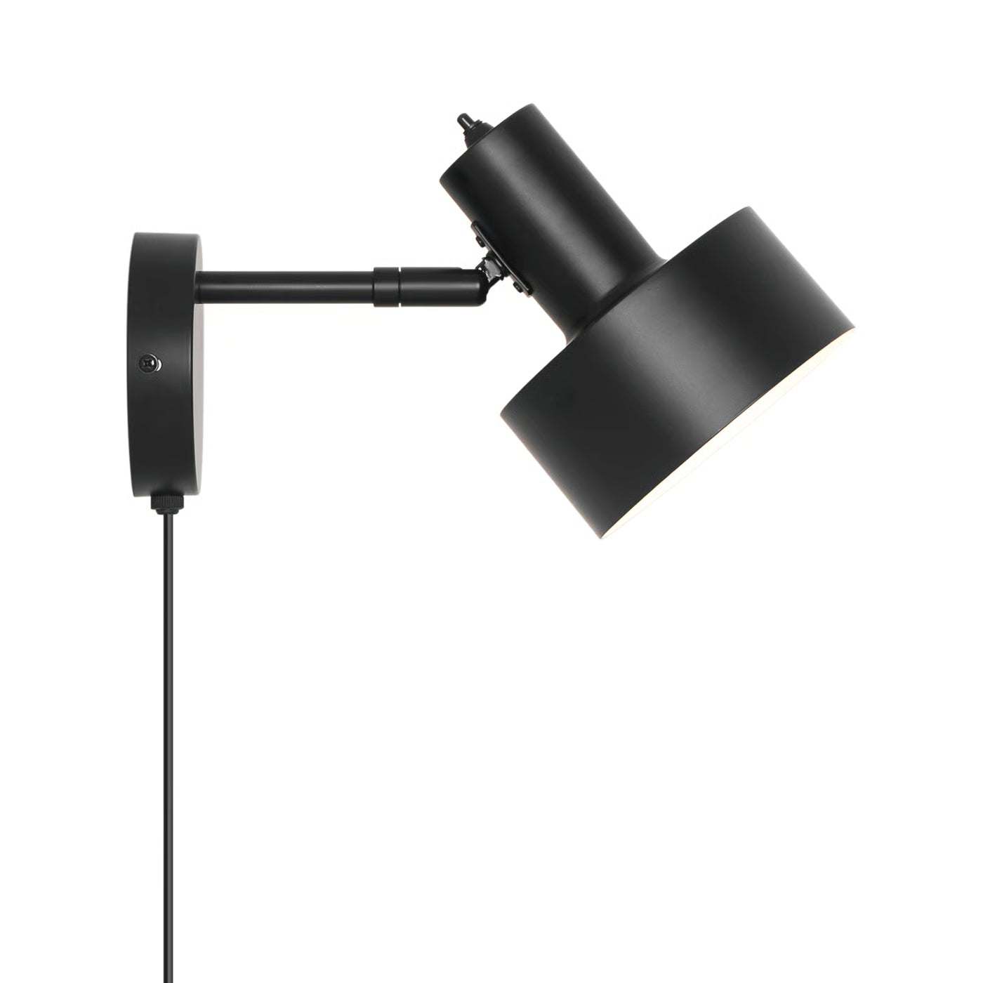 Matis Wall Light- Black/ White Finish