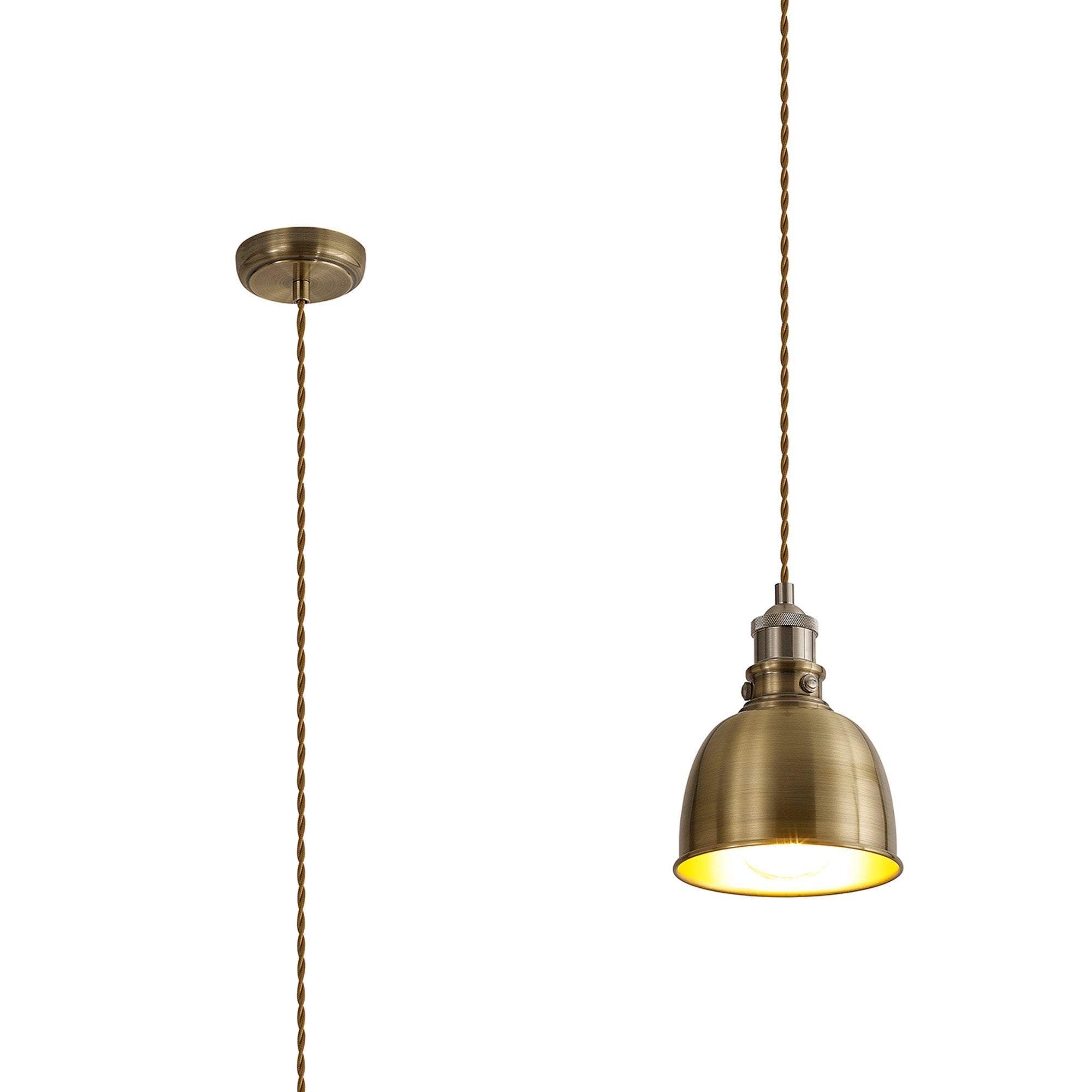 Miner 1Lt Pendant - Various Finish & Sizes