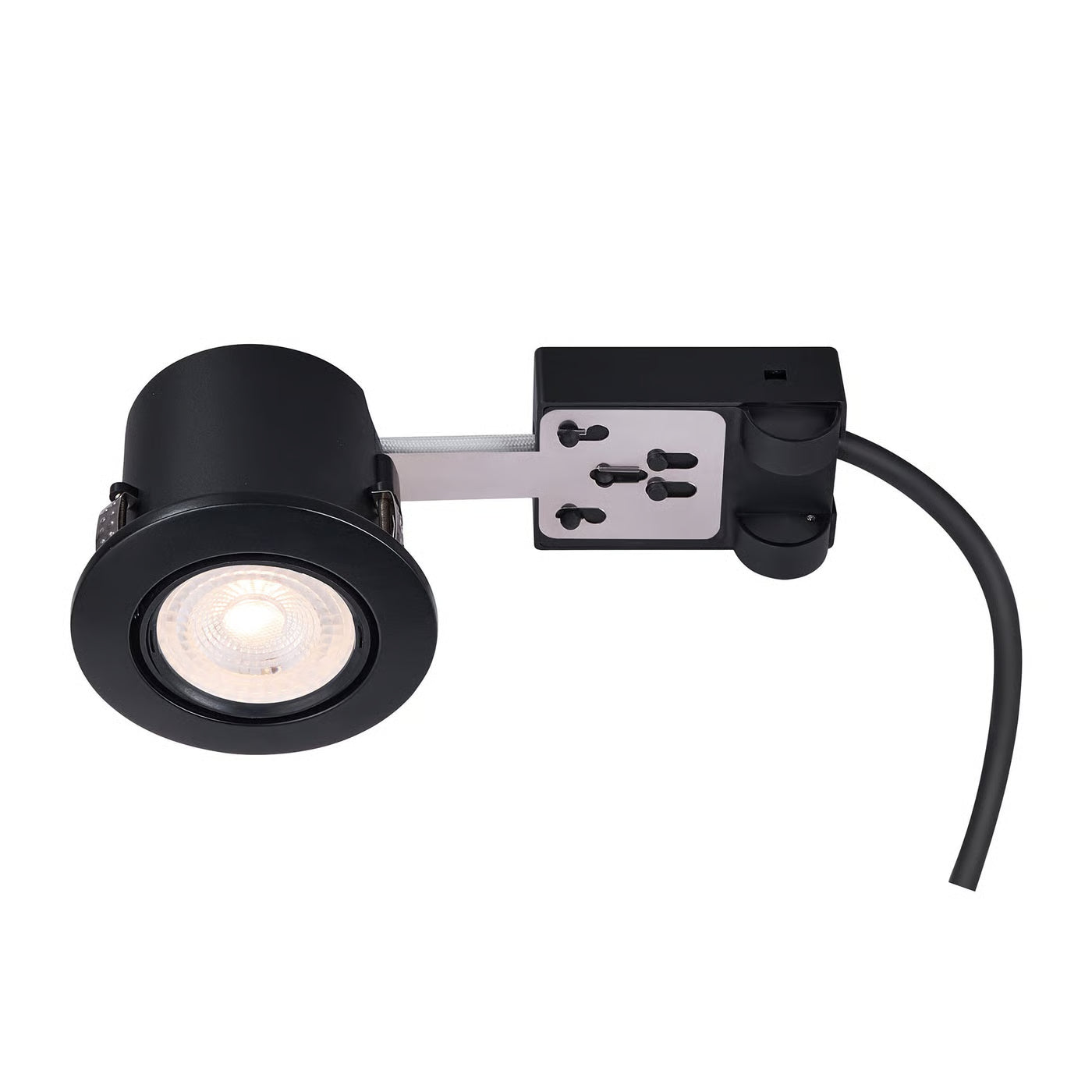 Mixit Pro Downlight- Black/ Brushed Steel/ White Finishes