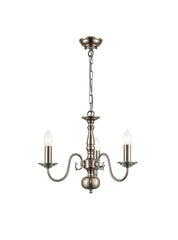 Montgomery 3/5/8Lt Multi-Arm Pendant Pewter Finish