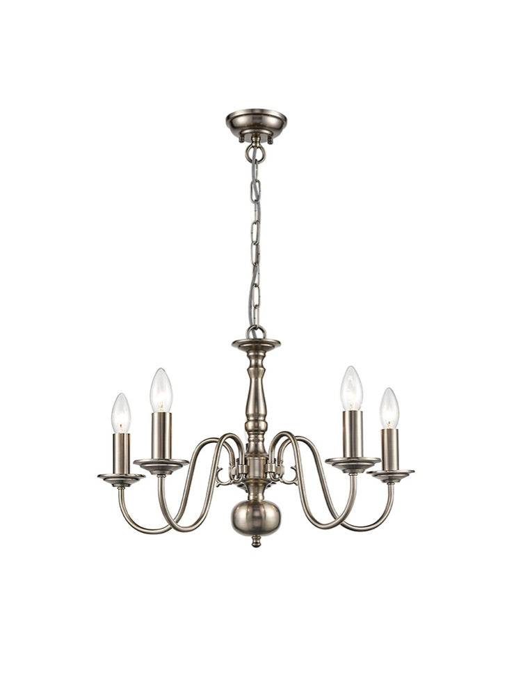 Montgomery 3/5/8Lt Multi-Arm Pendant Pewter Finish