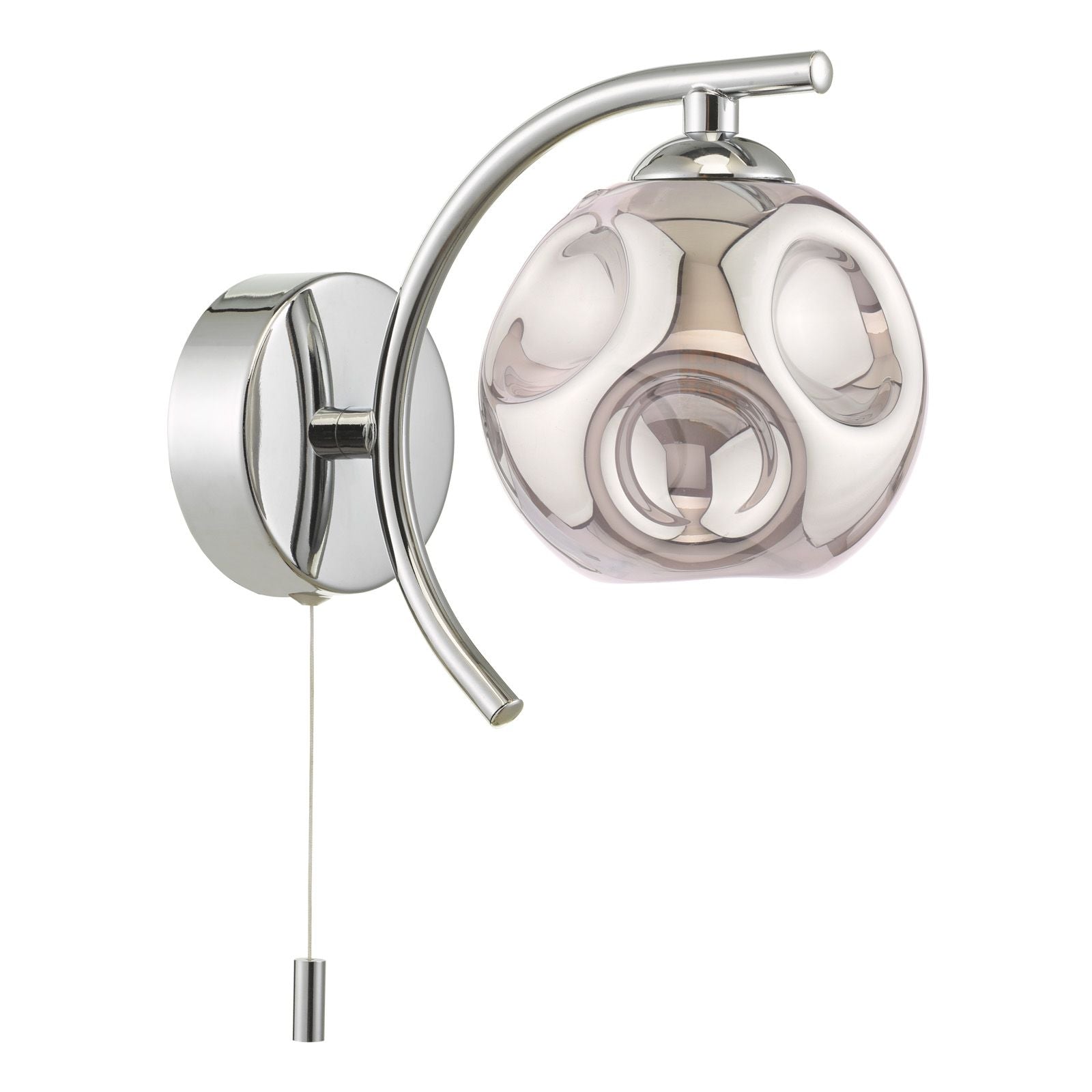 Nakita Wall Light- Antique Brass/ Polished Chrome