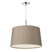Naseby 3 Light Small/Large Pendant With Bespoke Shade E27