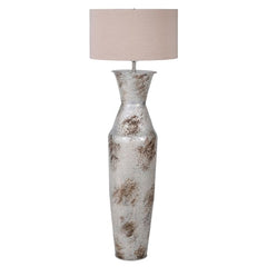 Bliss Tall Hairon Floor Lamp with Linen Shade