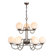Nebula 9/21Lt Pendant Antique Brass