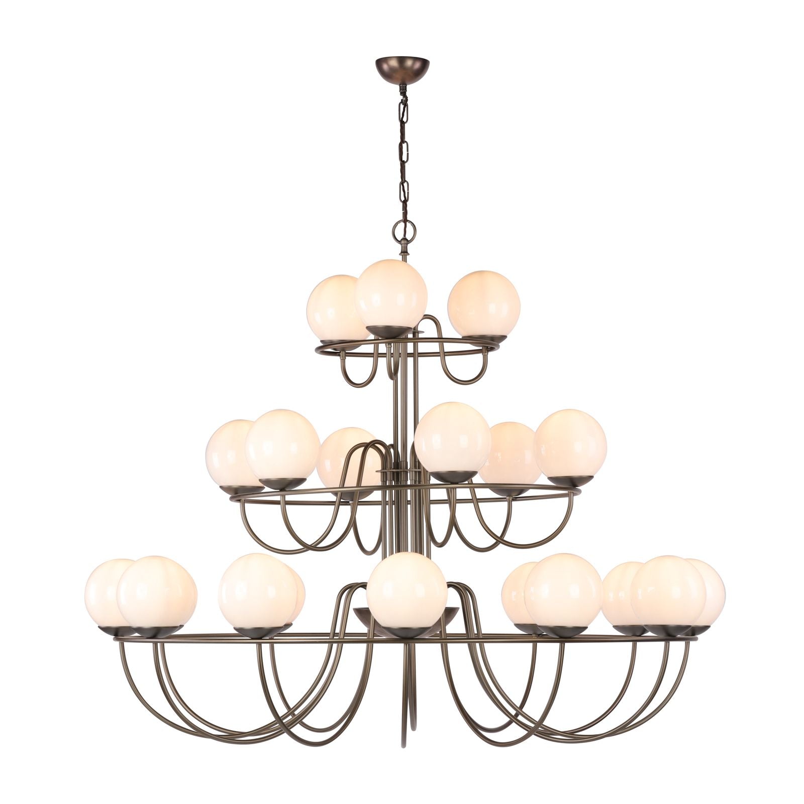 Nebula 9/21Lt Pendant Antique Brass