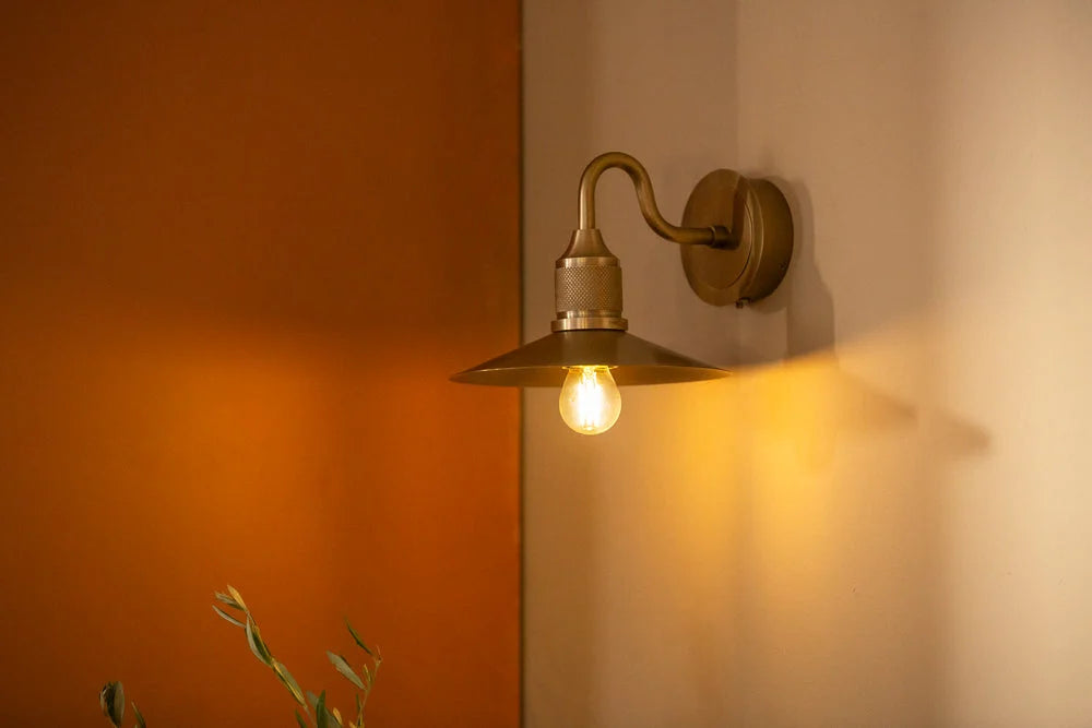 Noho Swan Neck Wall Light - Slope/ Pleated Finishes