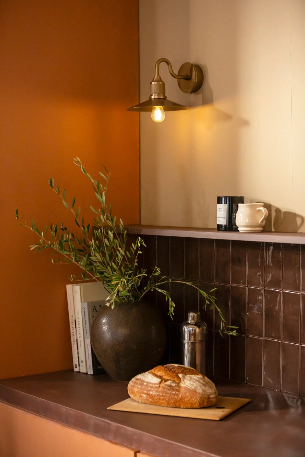 Noho Swan Neck Wall Light - Slope/ Pleated Finishes