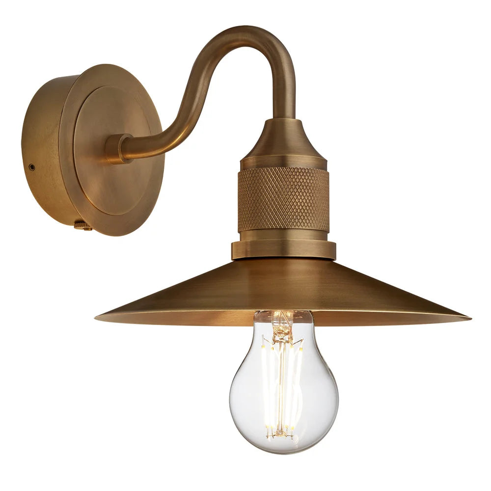 Noho Swan Neck Wall Light - Slope/ Pleated Finishes