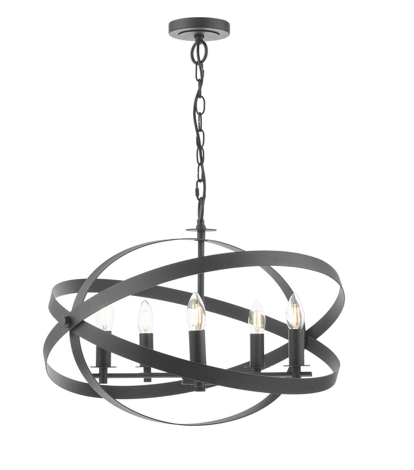 Nitya 5/8Lt Centre Ceiling Light - Copper Finish, IP20