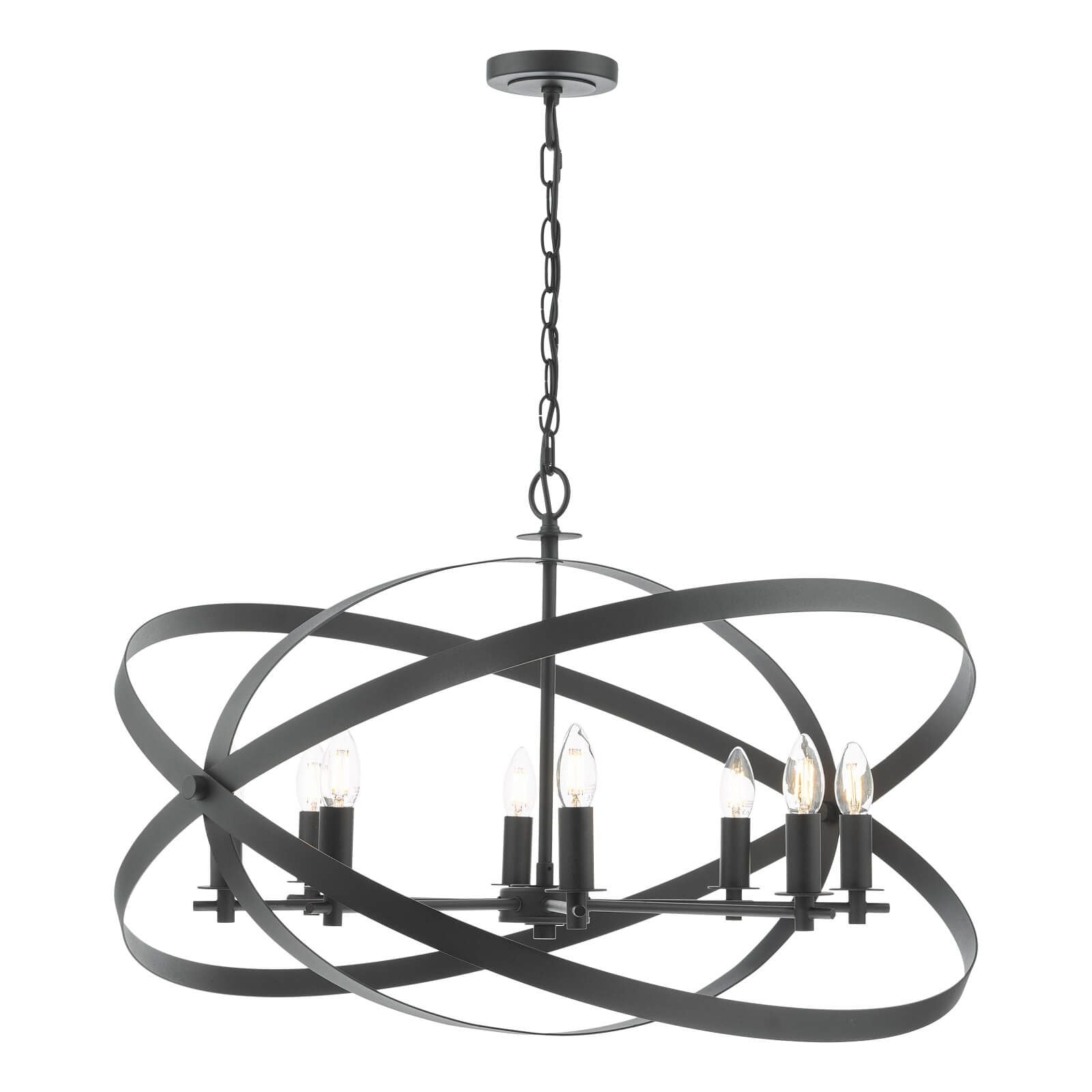 Nitya 5/8Lt Centre Ceiling Light - Copper Finish, IP20