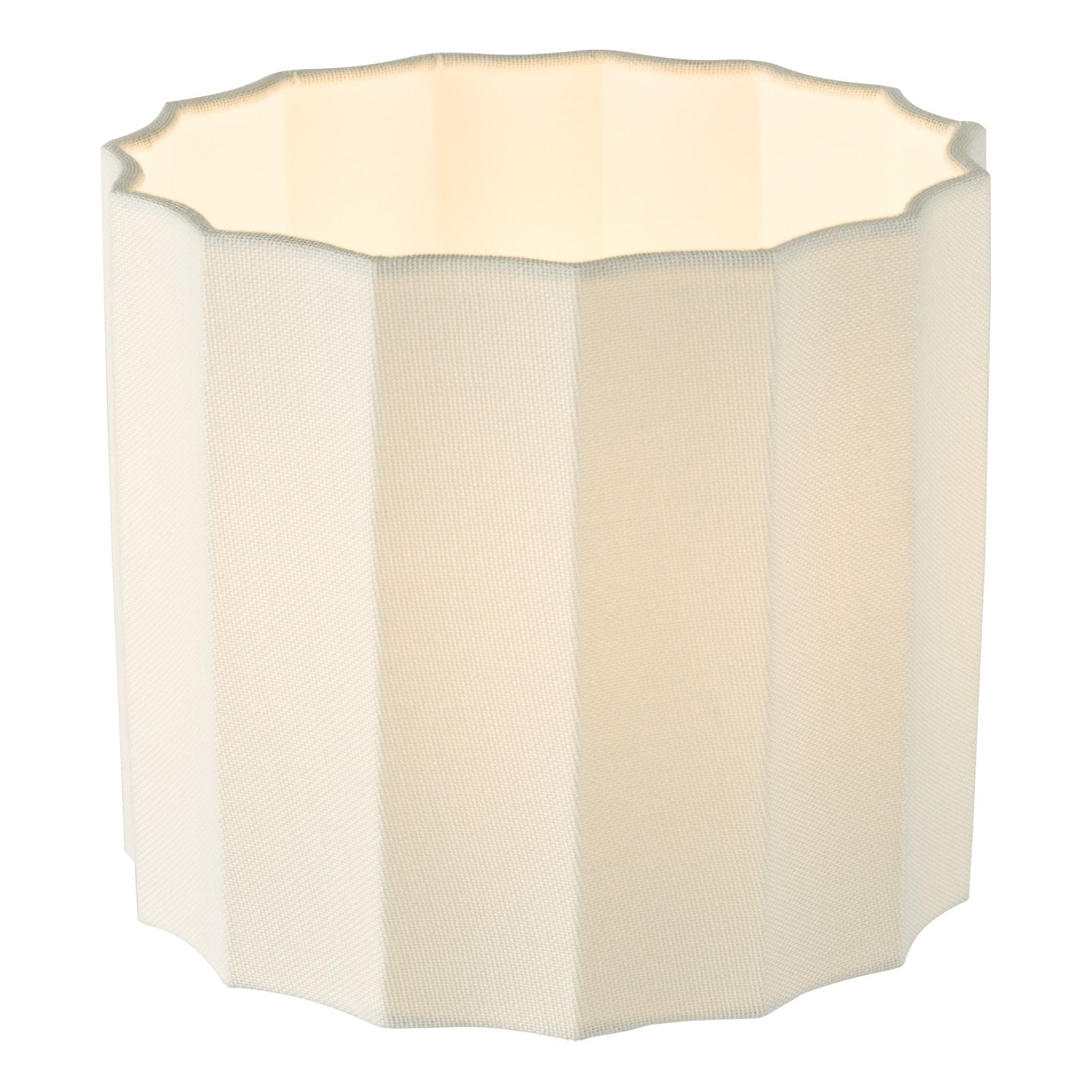 Noura 18cm Ivory Linen Drum Shade