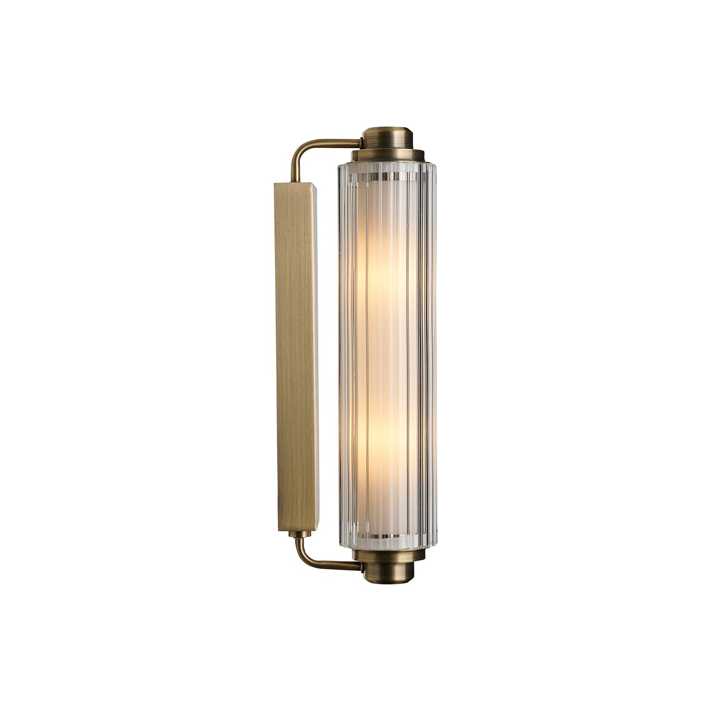 Nimal Double Wall Light-  Black/ Brass Finishes
