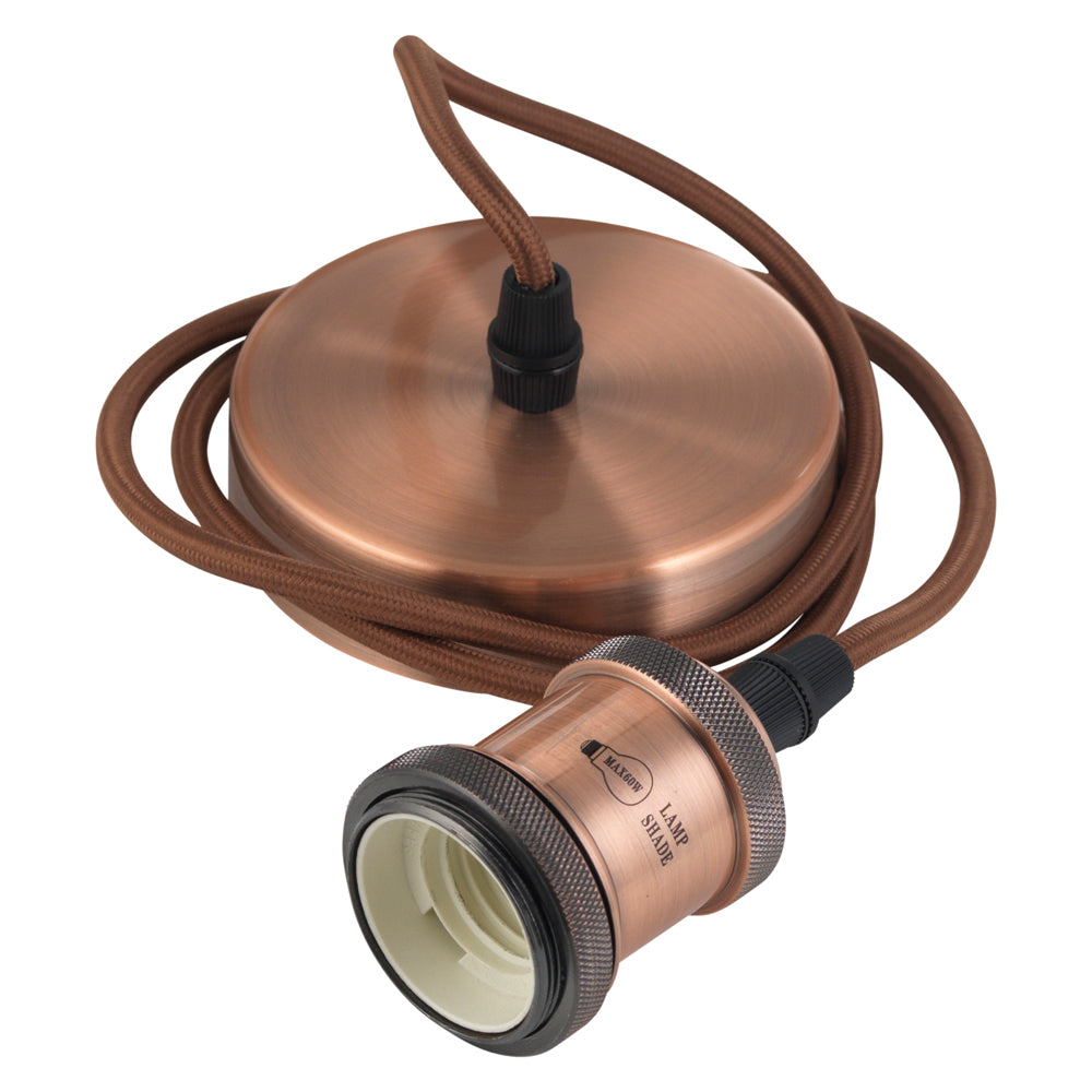 E27 1M Holder & Fitting of Various Colour