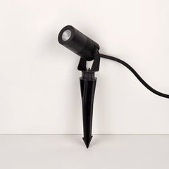 Farringdon IP67 Outdoor Spike Spotlight - Black