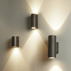Waldorf IP 65 Outdoor Up/Down Wall Light - Graphite