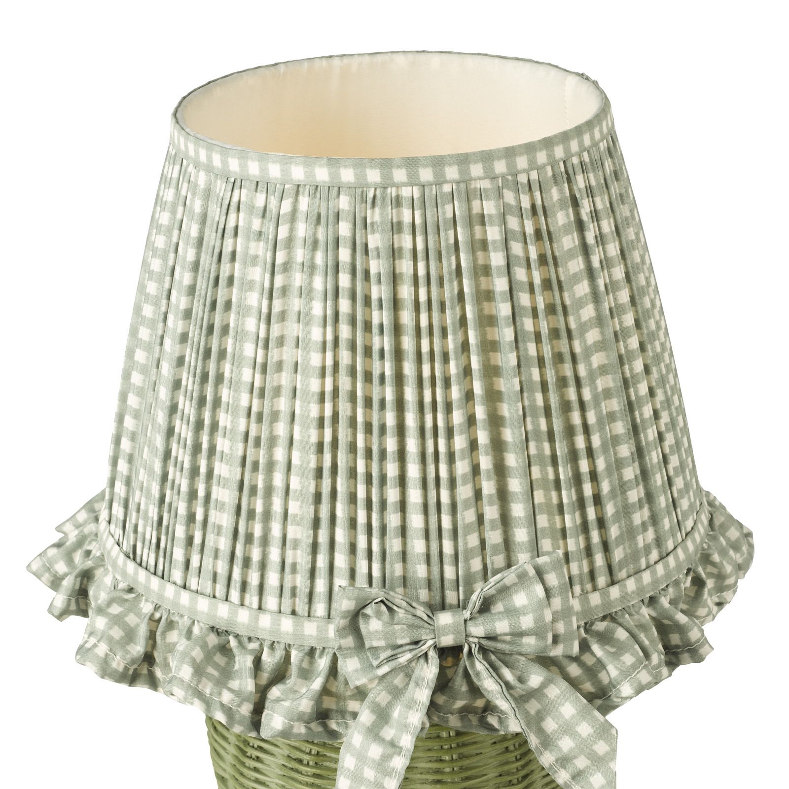 Omer Table Lamp- Matt Green/ Matt Taupe  Antique Brass With Shade