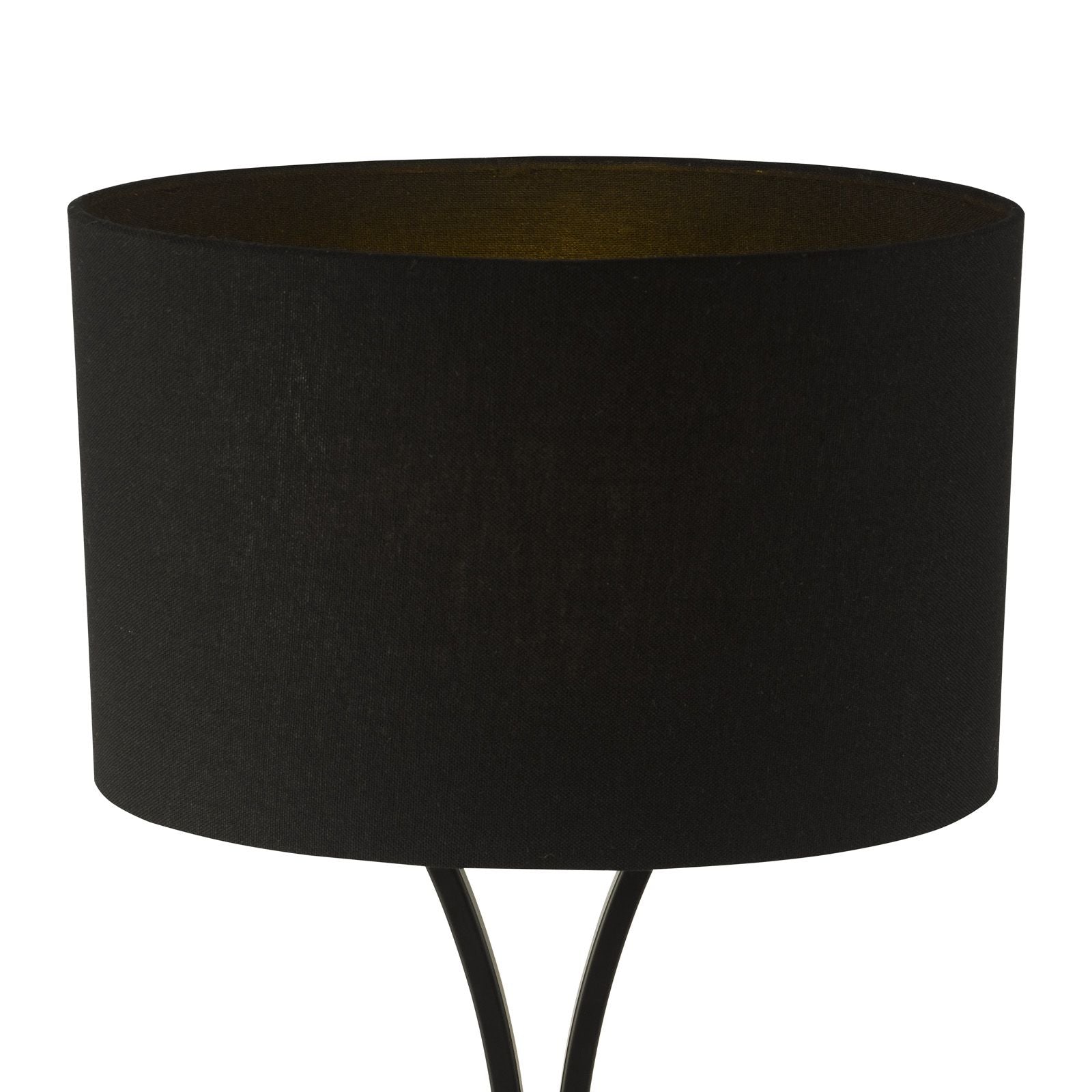 Oporto Wavy Table Lamp- Antique Brass, Polished Chrome,  Matt Black & Aged Brass With Shade Finishes