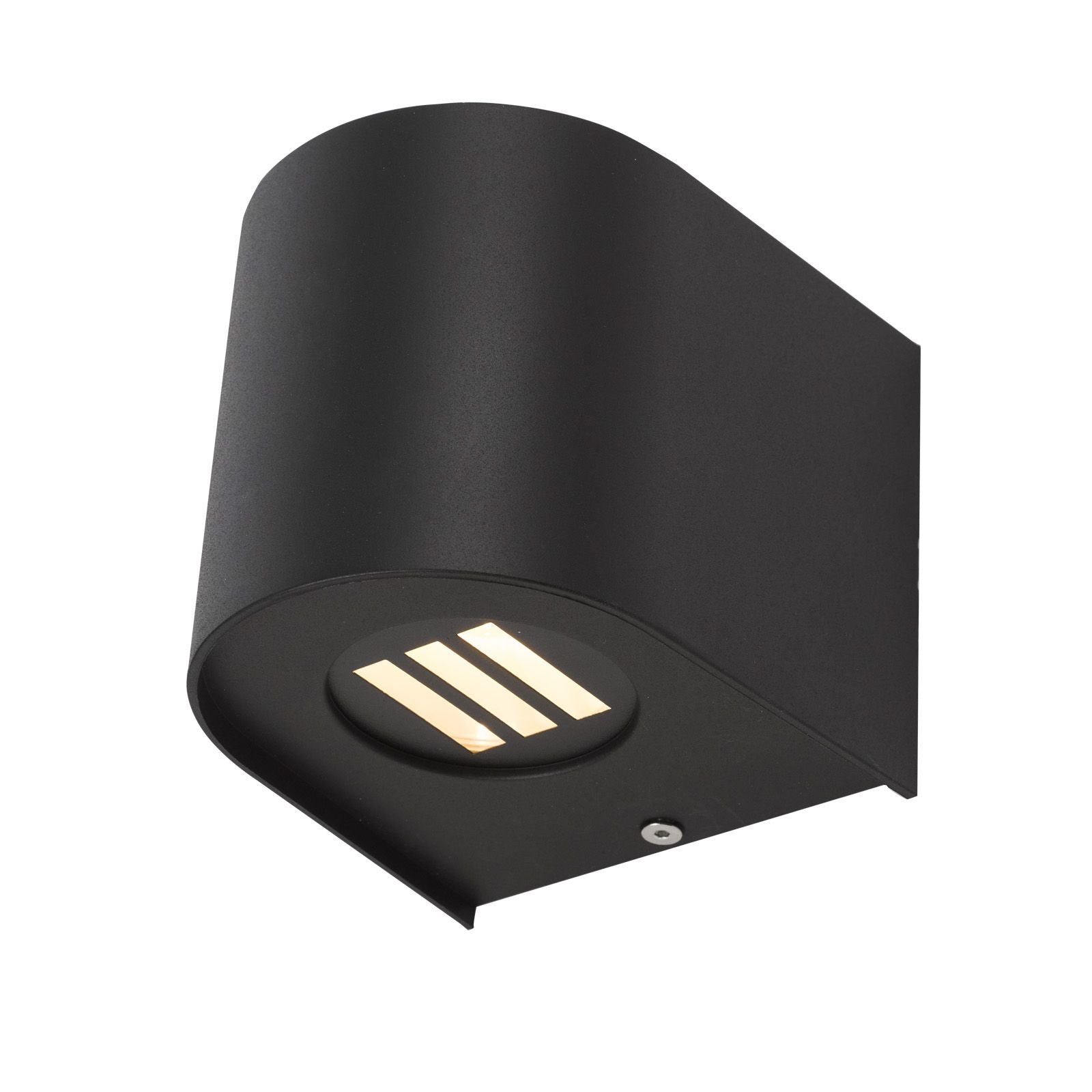 Orville 2 Light LED IP44 Outdoor Wall Light-  Matt Black