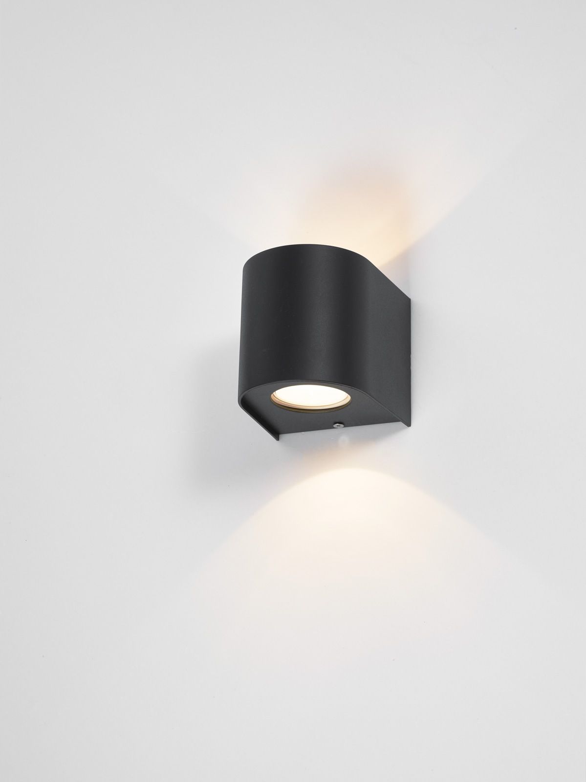 Orville 2 Light LED IP44 Outdoor Wall Light-  Matt Black