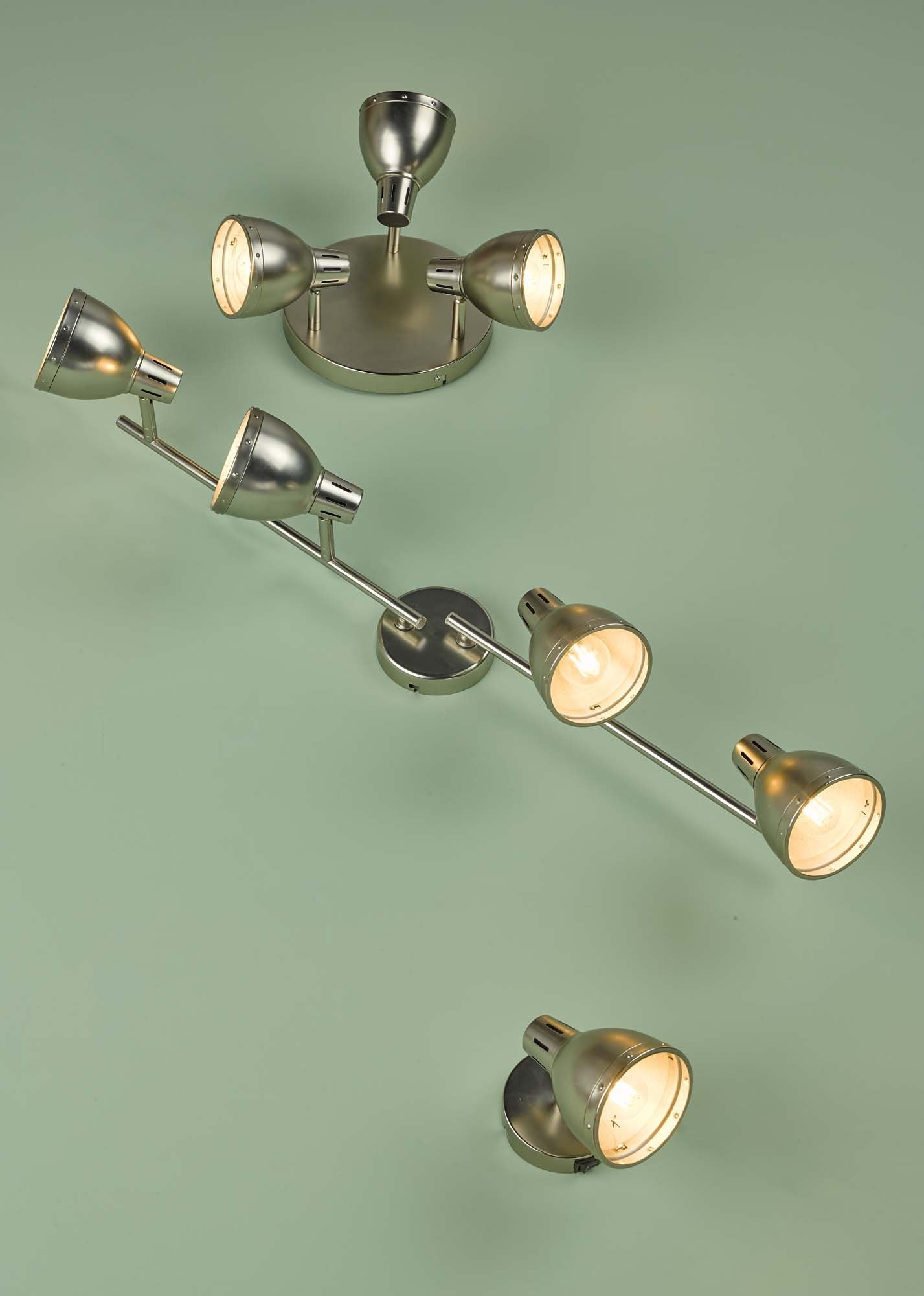 Osaka Single Wall Spotlight - Antique Chrome