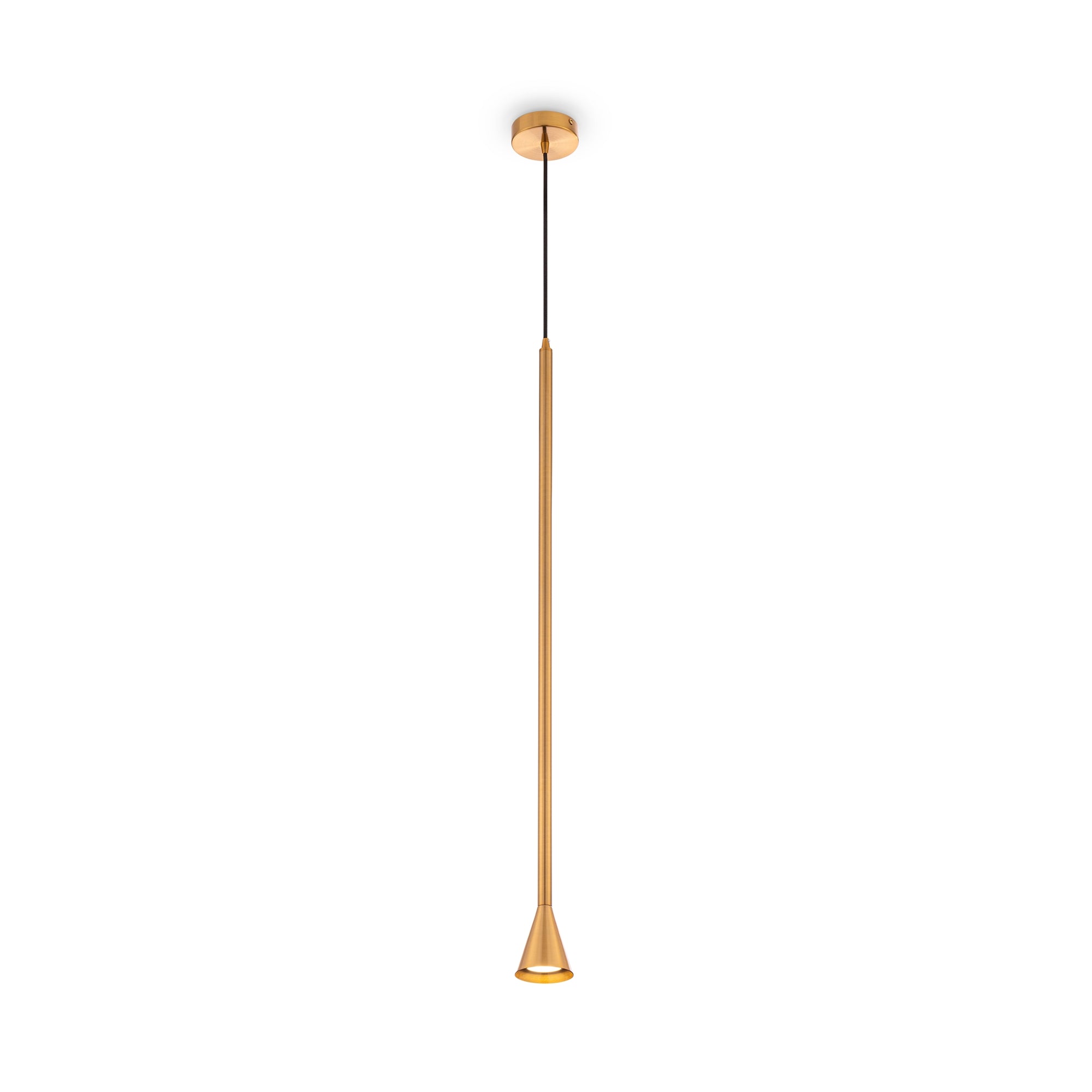 Arrow Single Pendant Light - White / Gold / Black