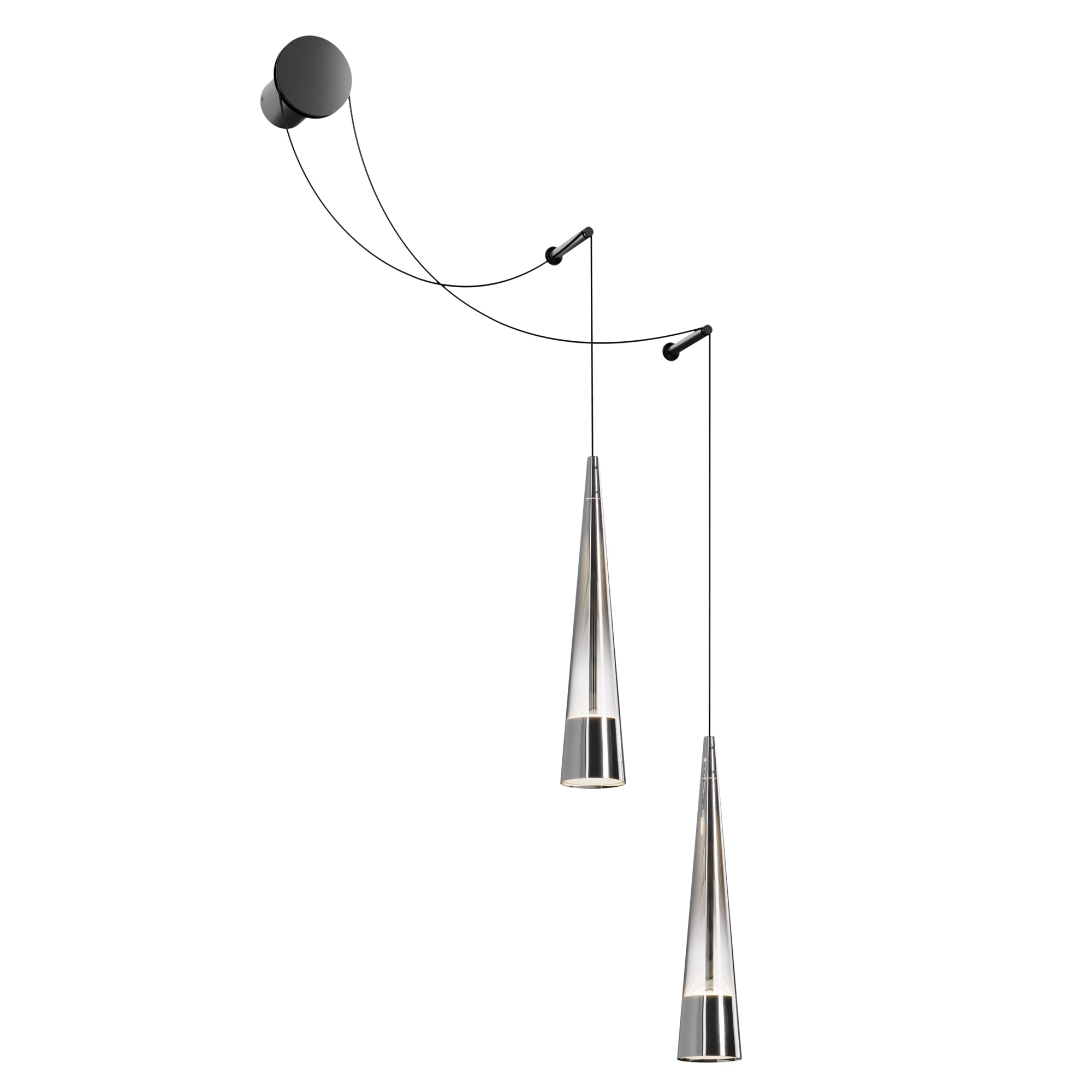 Sintesi Indoor LED Wall Light  - Chrome Finish