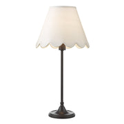 Padme Table Lamp Matt Black & White With Shades E14