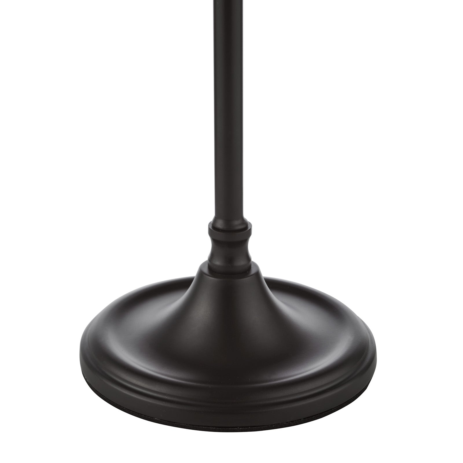 Padme Table Lamp Matt Black & White With Shades E14