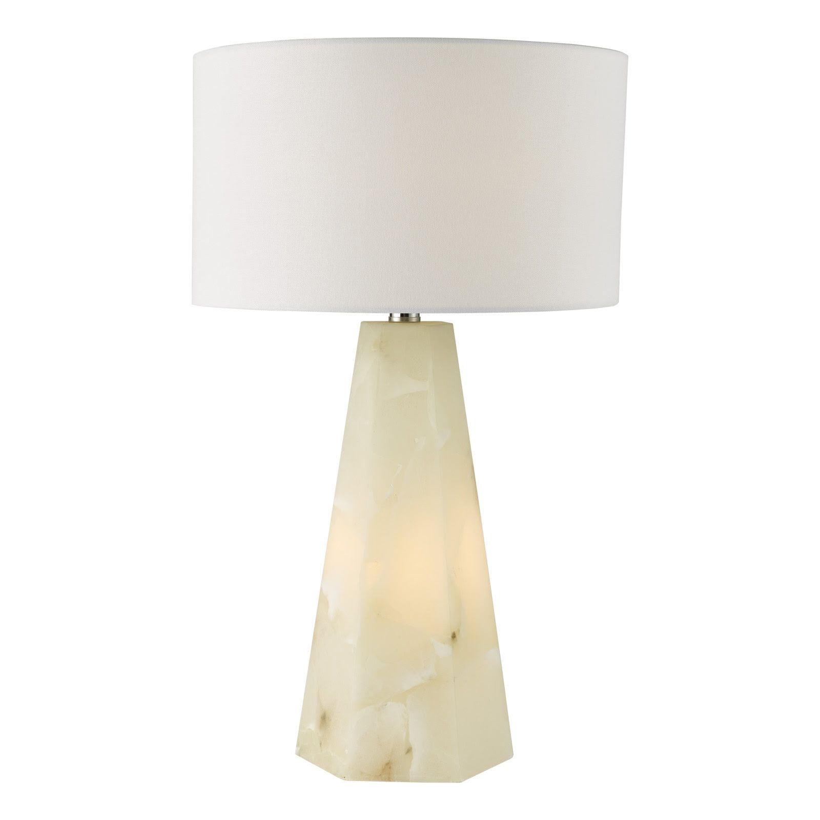 Paget Table Lamp- White With Shade