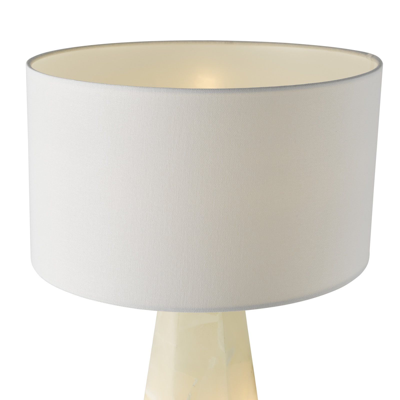 Paget Table Lamp- White With Shade