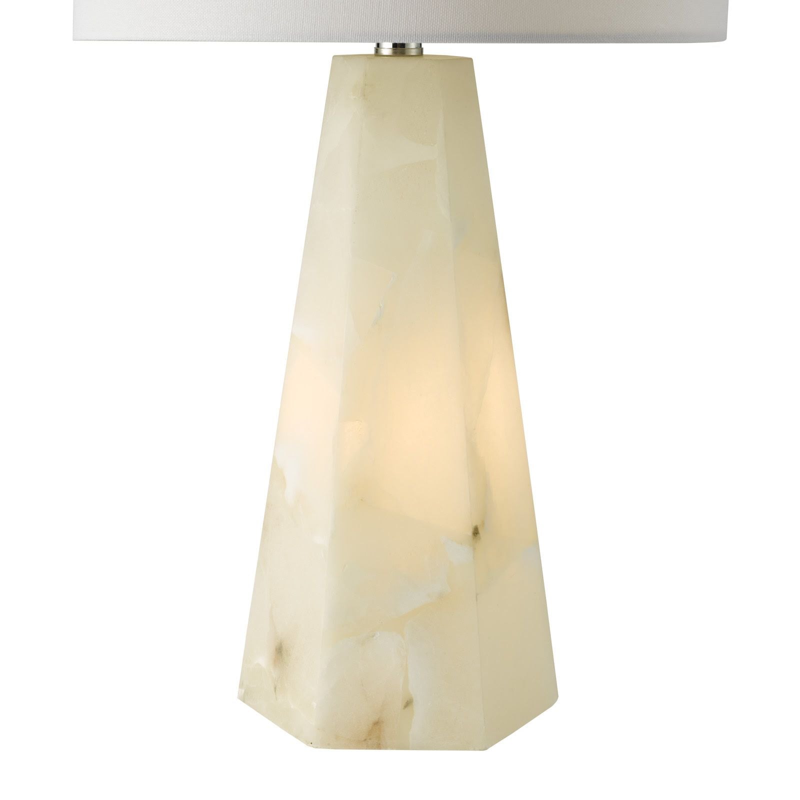 Paget Table Lamp- White With Shade