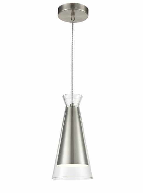 Enya Pendant - Satin Nickel/Gold/Rose Gold