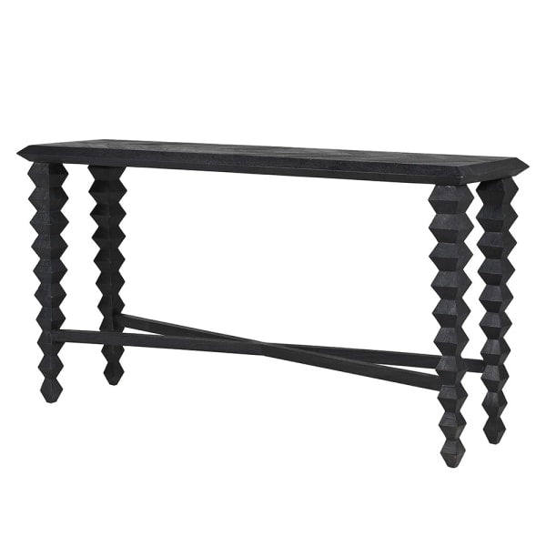 Ranya Black Console Table