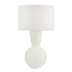 Perla Table Lamp Matt- White With Shade