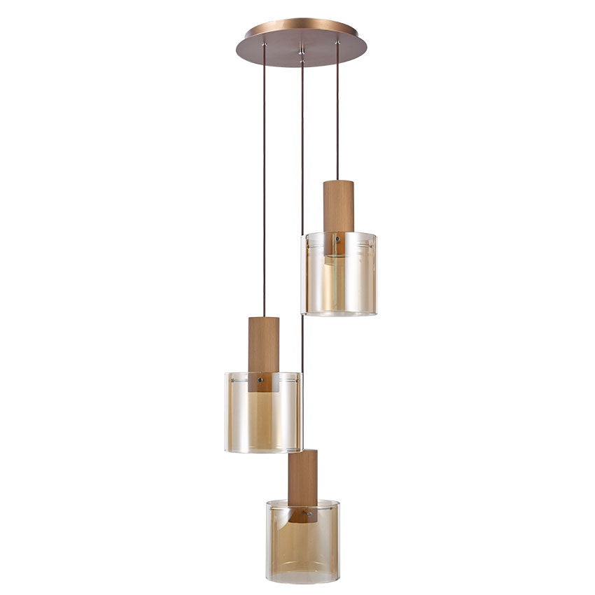 Fade 3Lt Cluster Light - Various Colours