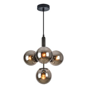 Planet 4/10Lt Centre Ceiling Light - Smoked Glass