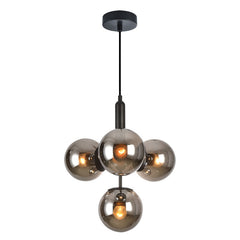 Planet 4/10Lt Centre Ceiling Light - Smoked Glass