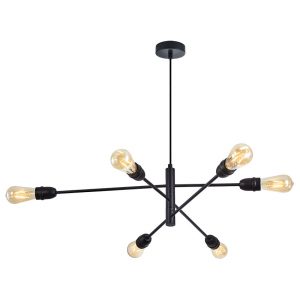 Venus 6Lt Centre Ceiling Light- Various Colours
