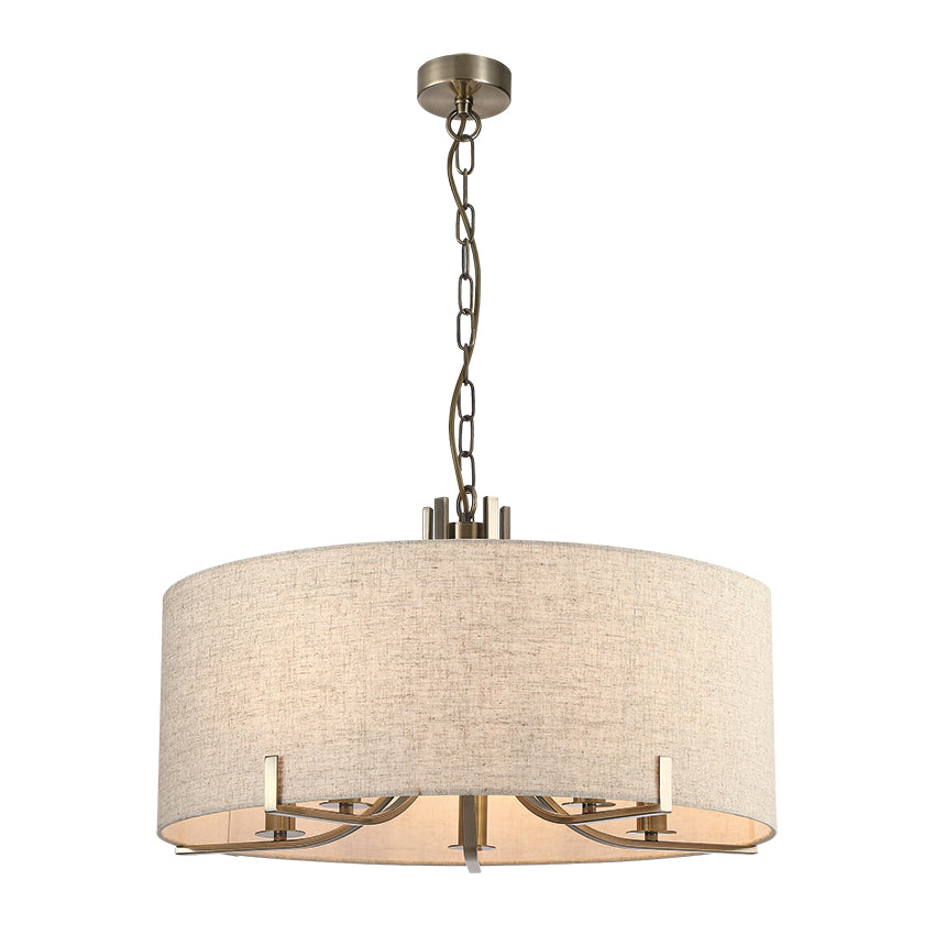 Peillon 3/5Lt Pendant C/W Shade E14 In Various Finishes