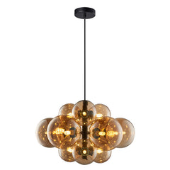 Taishan 12Lt Centre Ceiling Light G9 Black/Matt Brass