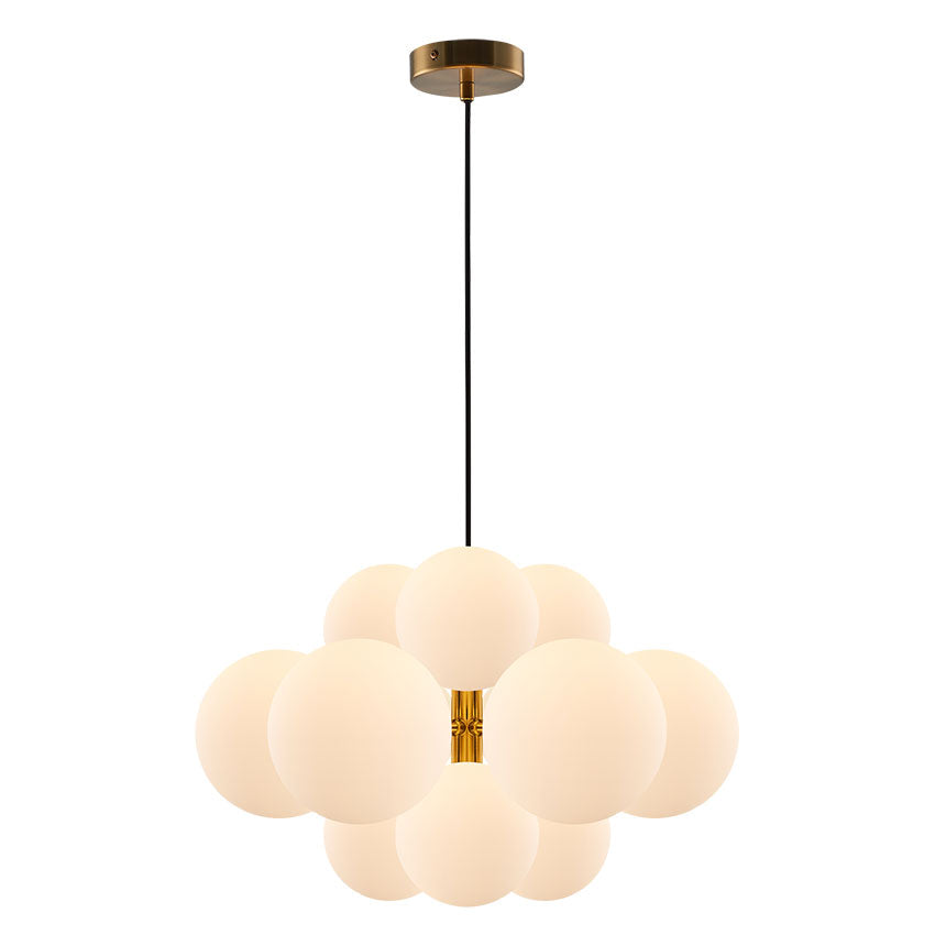 Taishan 12Lt Centre Ceiling Light G9 Black/Matt Brass