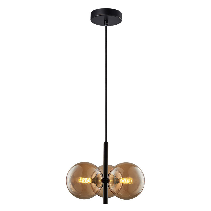 Taishan Centre Ceiling Light G9 Black/Matt Brass