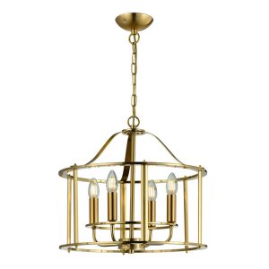 Adare 4/6/8Lt Ceiling Light- Matt Brass/ Satin Nickel/ Chrome Finishes