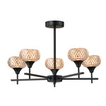 Alpine 5Lt Bathroom Ceiling Light- Black & Gold Finishes