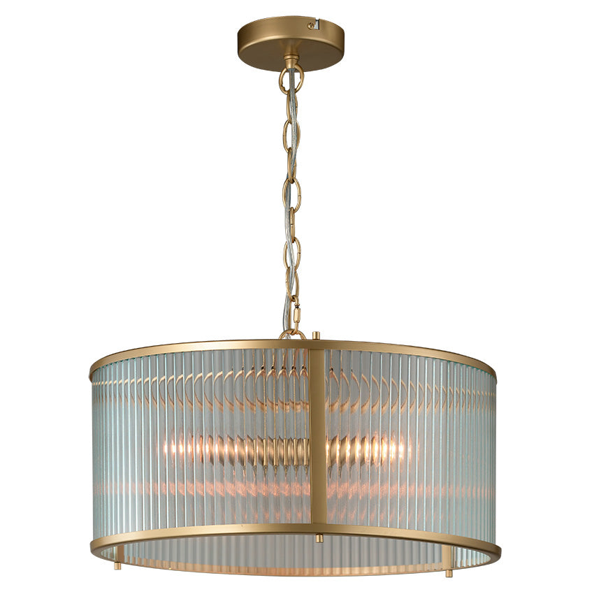Carter Ribbon Glass Centre Light- Various Finishes