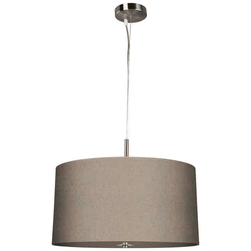 Rouen 3Lt Hanging Ceiling Light - Grey / Taupe